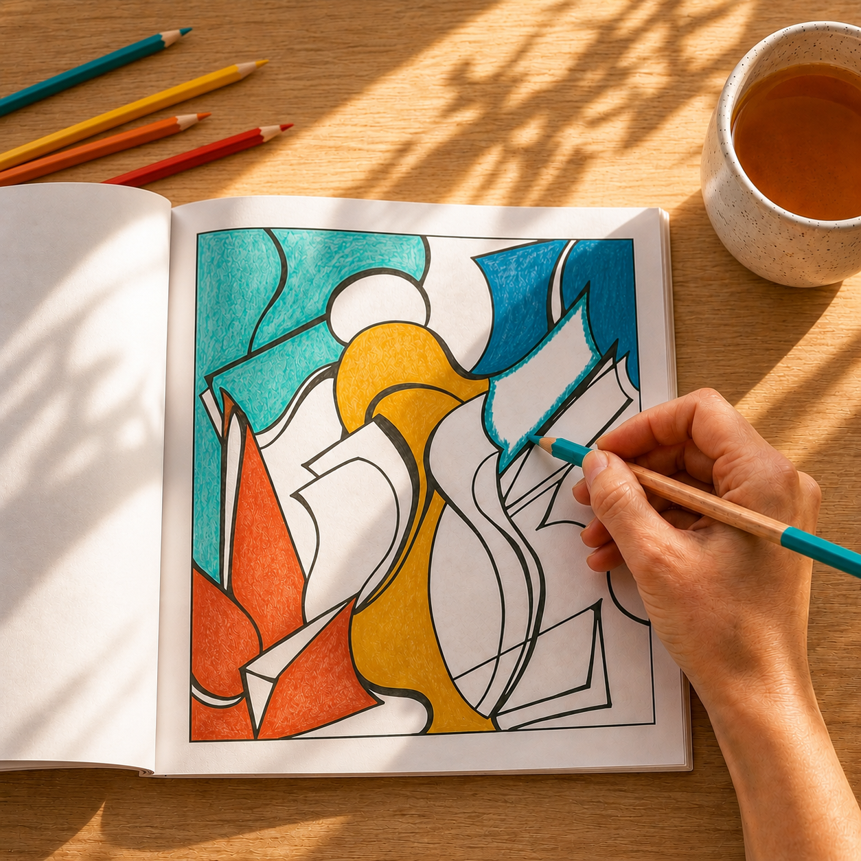 Brighter Days — A Mental Health Colouring Journey