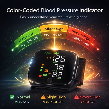 PulseGuard Smart Wrist Monitor