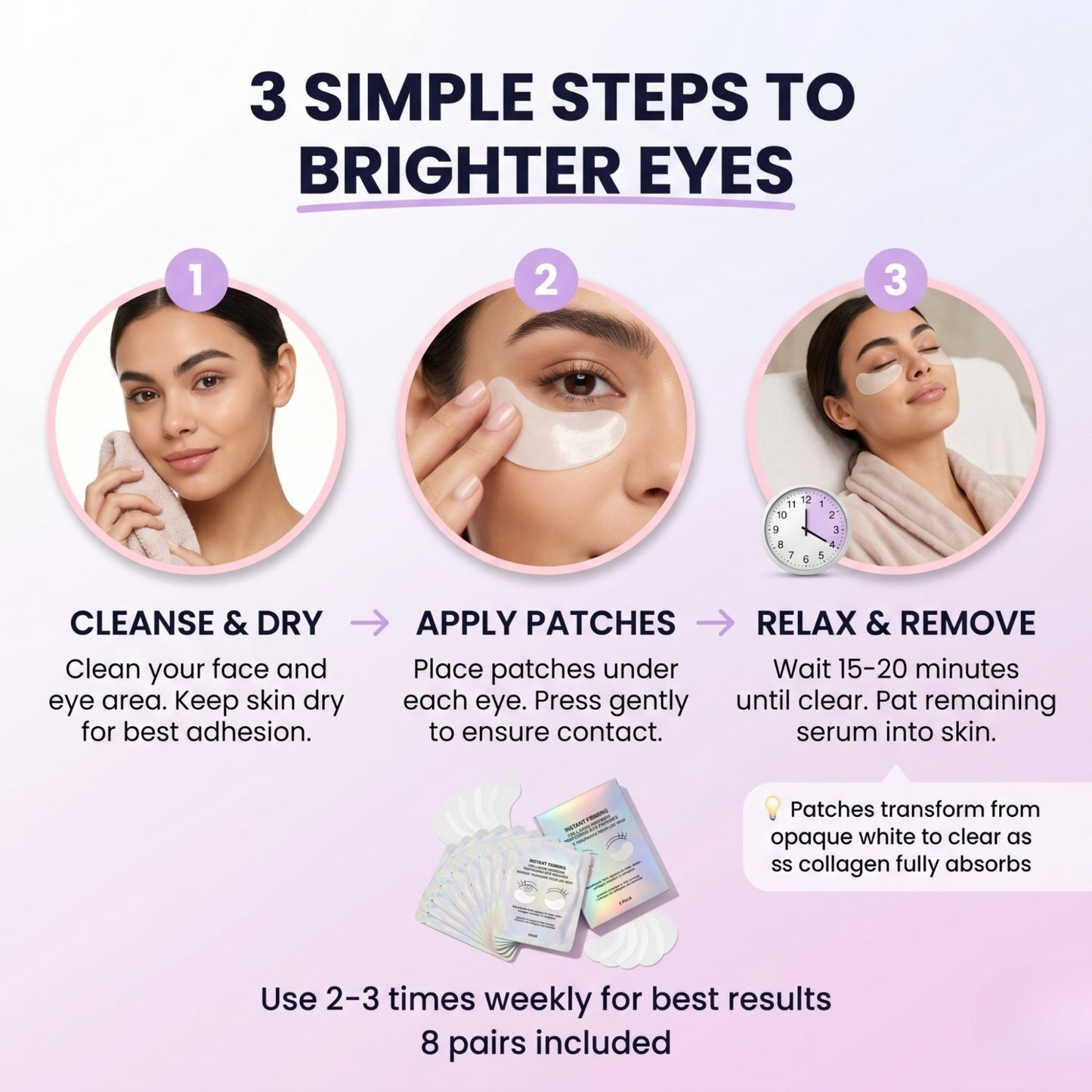 Instant Firm Collagen Eye Lift Patches