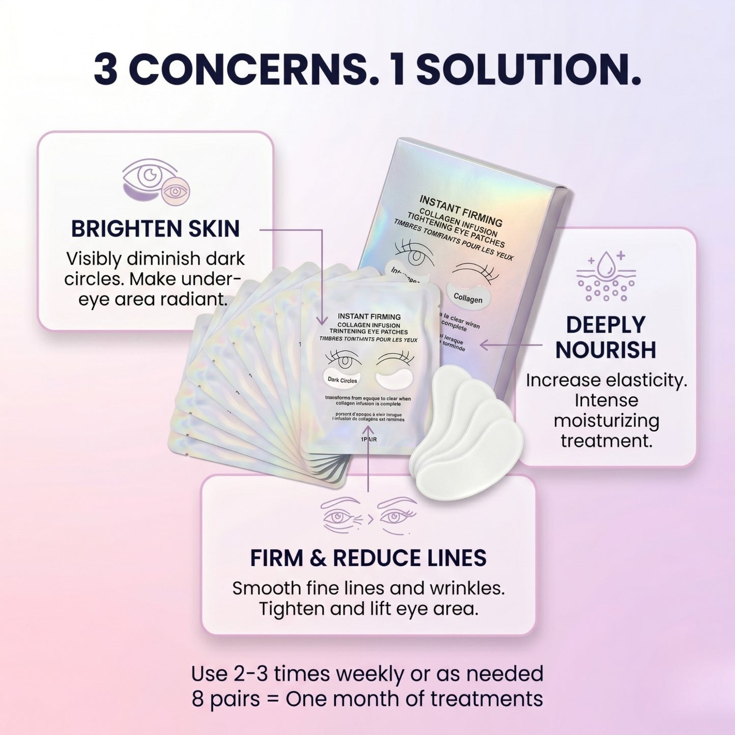 Instant Firm Collagen Eye Lift Patches