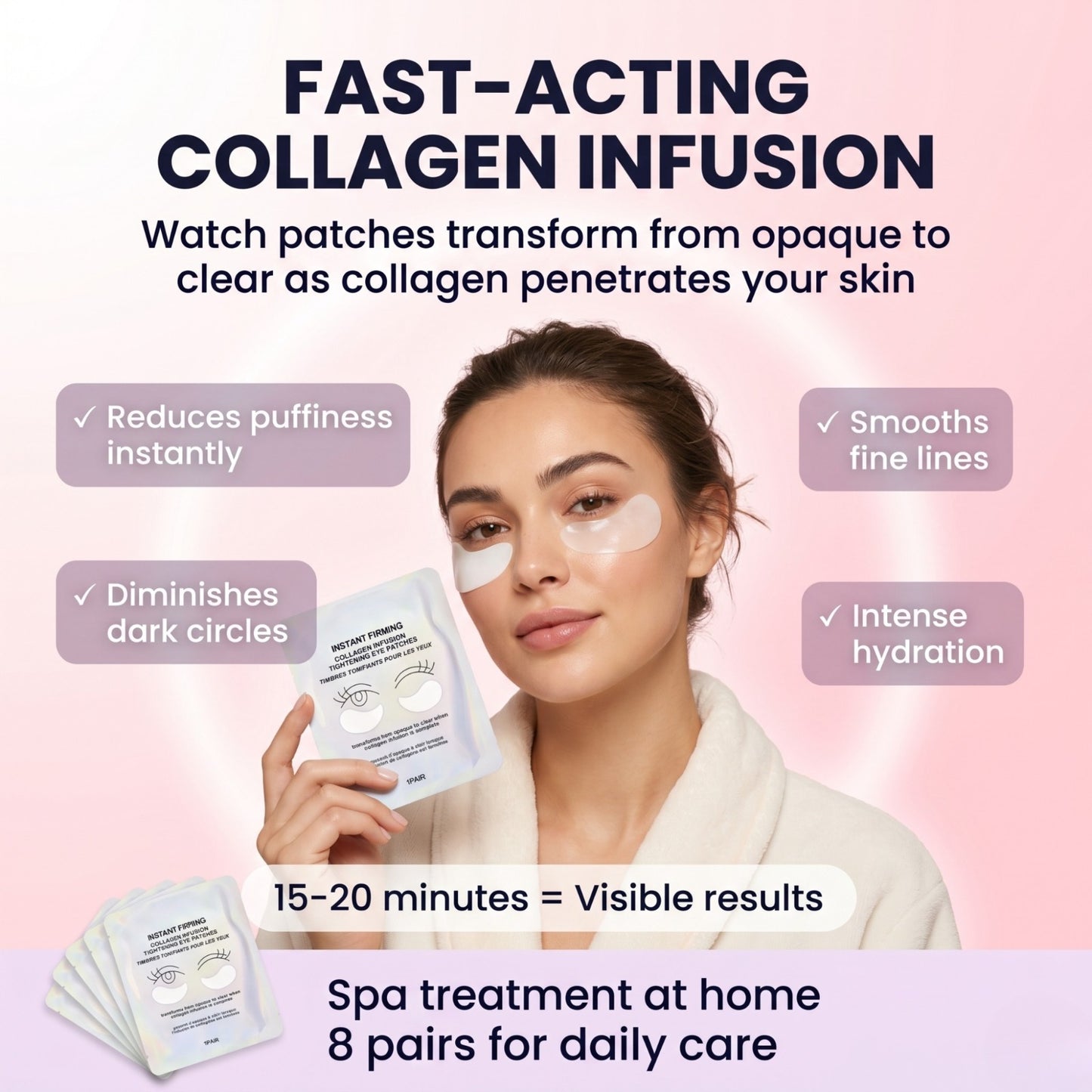 Instant Firm Collagen Eye Lift Patches