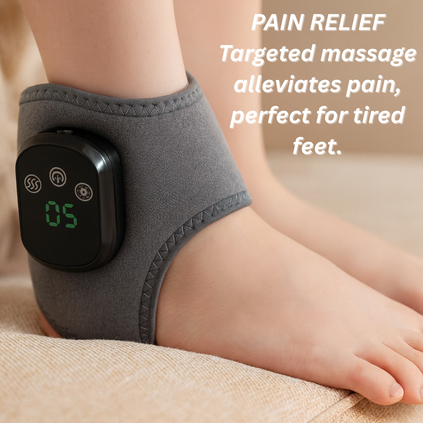 Heated Foot and Ankle Massager-Pain Relief and Relaxation