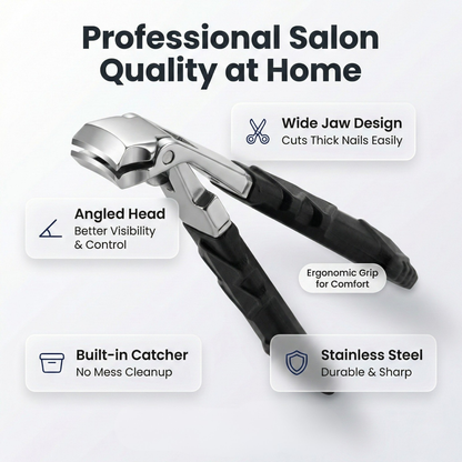 Wide Jaw Professional Nail Clipper