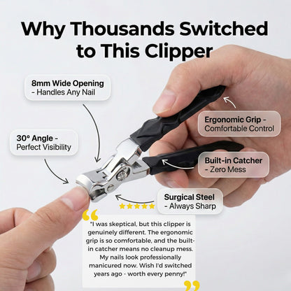 Wide Jaw Professional Nail Clipper