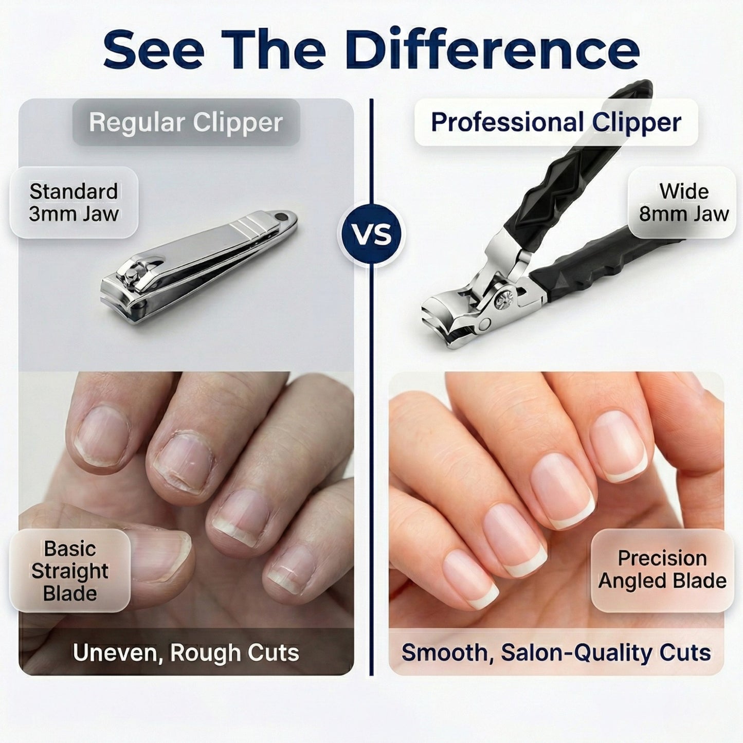 Wide Jaw Professional Nail Clipper